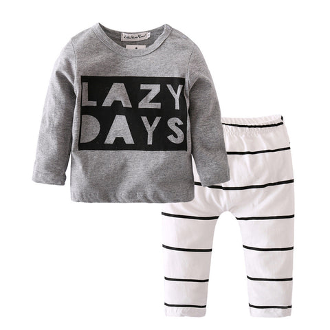 Cotton Long-Sleeved Fashion Set
