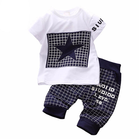 Star-Printed Clothes Set