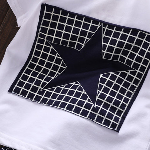 Star-Printed Clothes Set