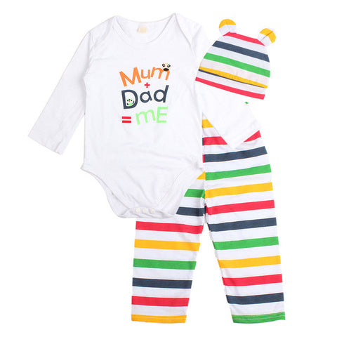 Animal Cartoon Winter Cotton Clothing Set