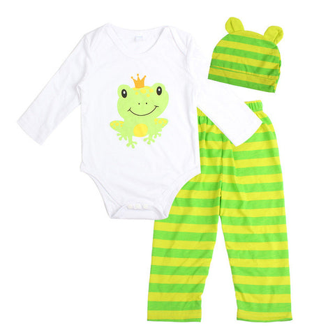 Animal Cartoon Winter Cotton Clothing Set