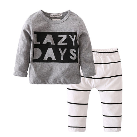 Cotton Long-Sleeved Fashion Set