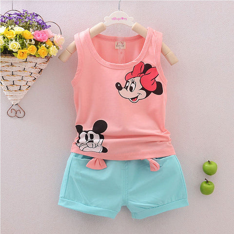 Mickey & Minnie Spring Baby Clothing Sets