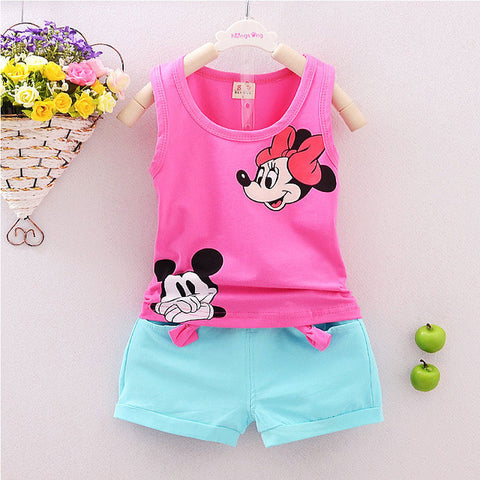 Mickey & Minnie Spring Baby Clothing Sets